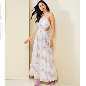 GIANNI BINI DELANEY EMBROIDERED MAXI DRESS (Sz 4)